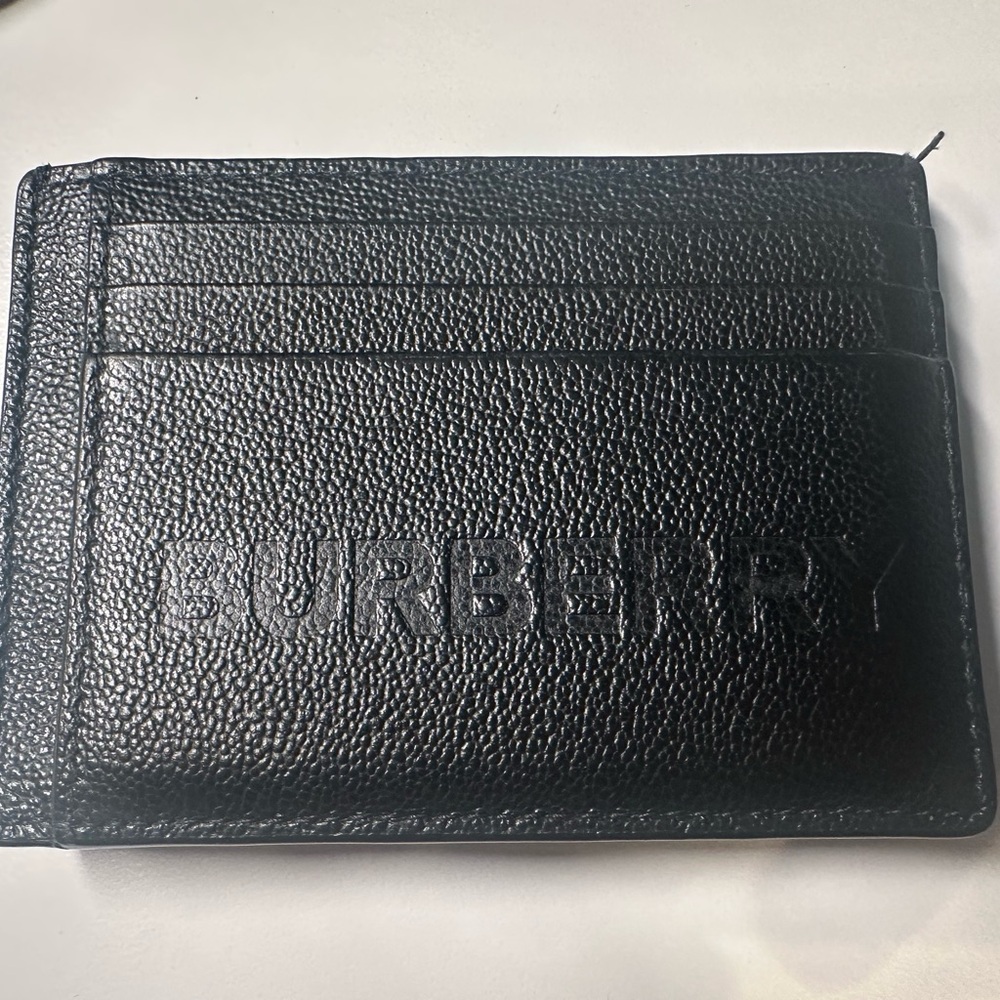 Burberry card holder black